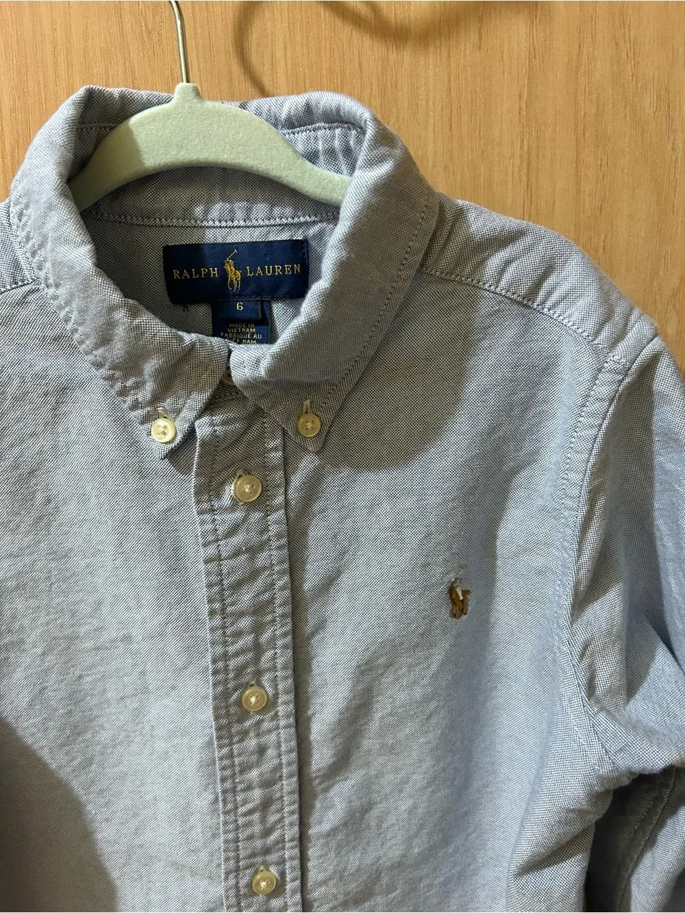 Ralph Lauren Boy’s Light Blue Button-Down Oxford Shirt
